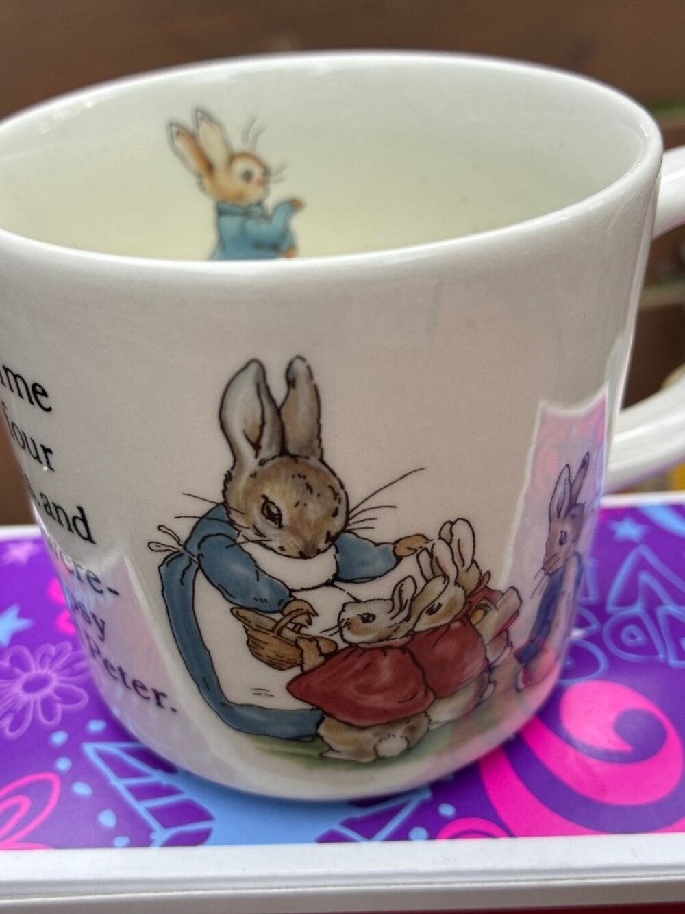Wedgwood  "PETER RABBIT" Mug Cup, Child size , England